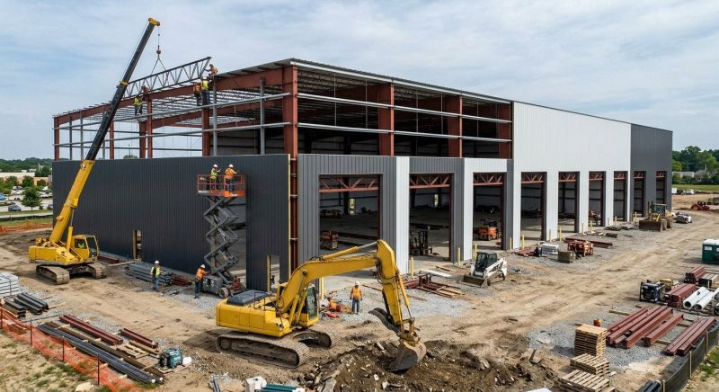 Commercial Garage Construction in Katy, TX