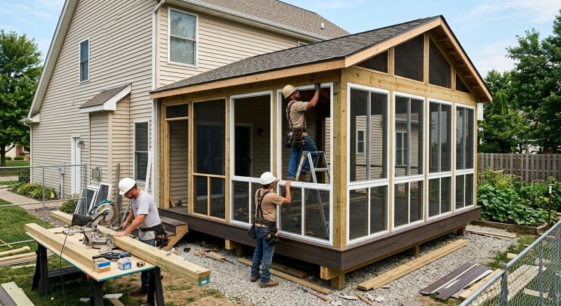 Deck Enclosure Construction in Arvada, CO