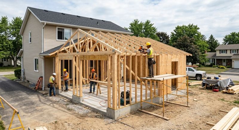 Detached Garage Construction in Mount Pleasant, SC