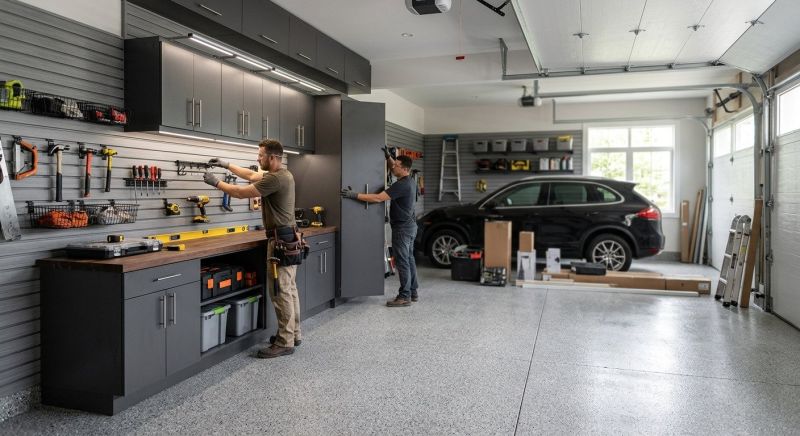 Four Car Garage Installation in Bonita Springs, FL