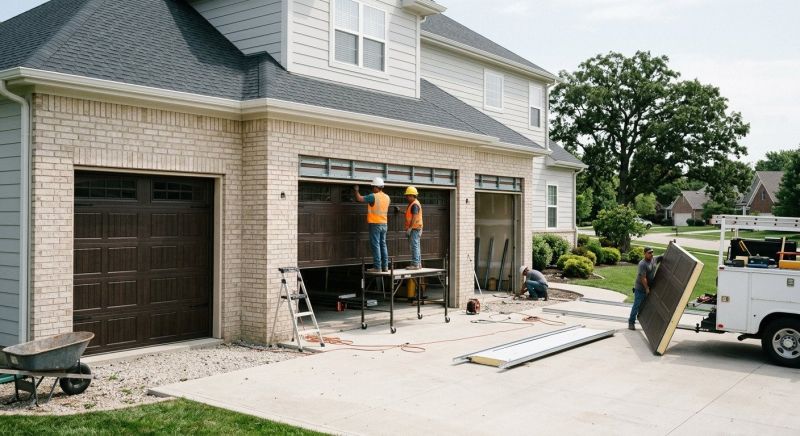 Four Car Garage Installation in Summerville, SC