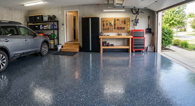 Garage Floor Staining in Greensboro, NC