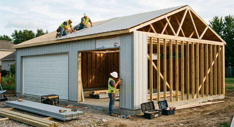 Metal Garage Construction in Naples, FL