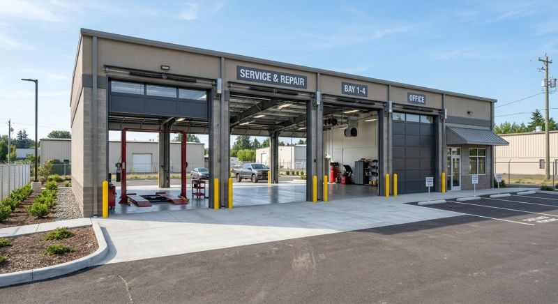 Warehouse Garage Construction in Conroe, TX