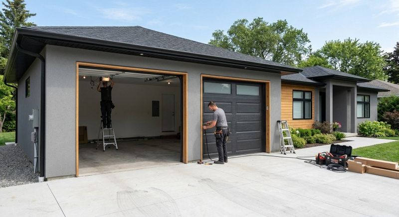 Three Car Garage Installation in Summerville, SC